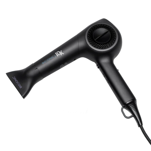 BIO IONIC 10X Ultralight Speed Dryer with attachments for professional hair styling