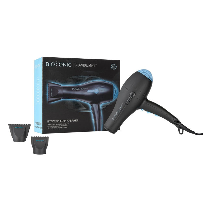 Bio Ionic Powerlight Pro-Dryer Black Professional Hair Dryer