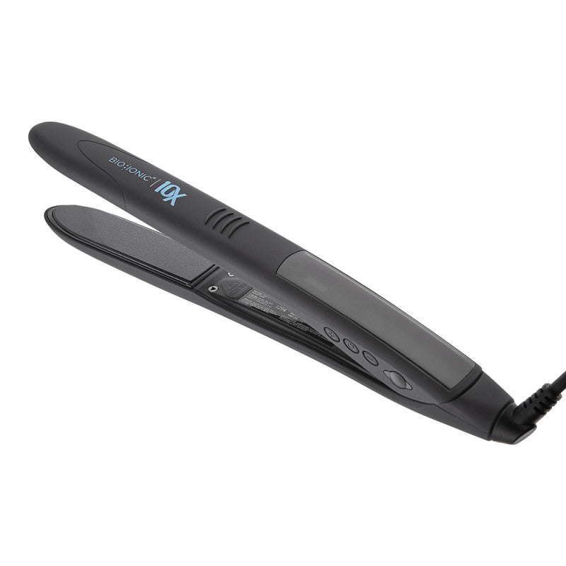 Bio Ionic 10X Pro 1-inch flat iron with ergonomic handle and smooth styling plates