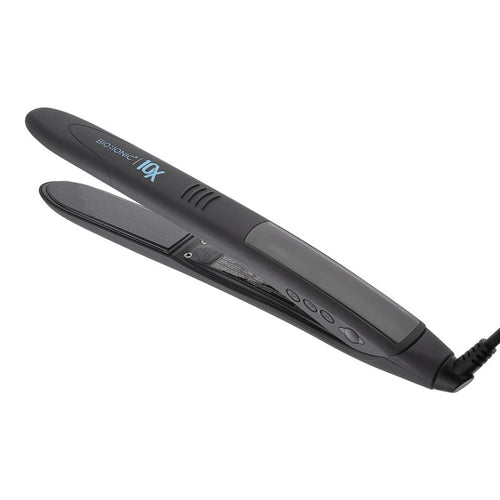 Bio Ionic 10X Pro 1-inch flat iron with ergonomic handle and smooth styling plates