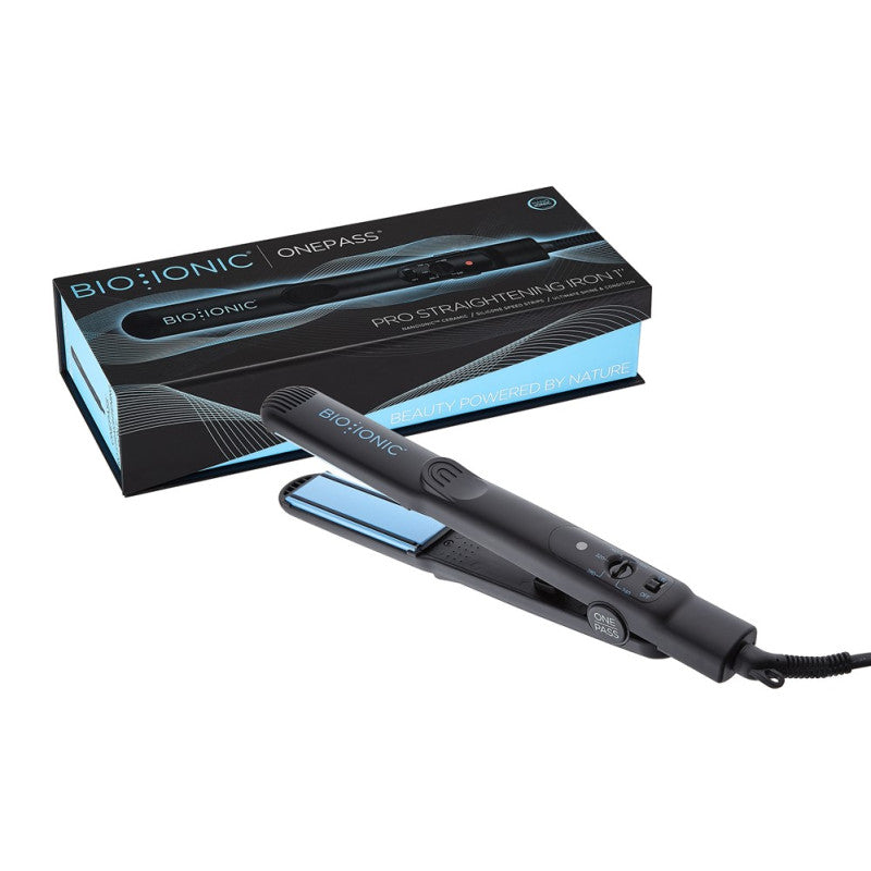 1-Inch Professional Hair Straightening Iron with NanoIonic Tech
