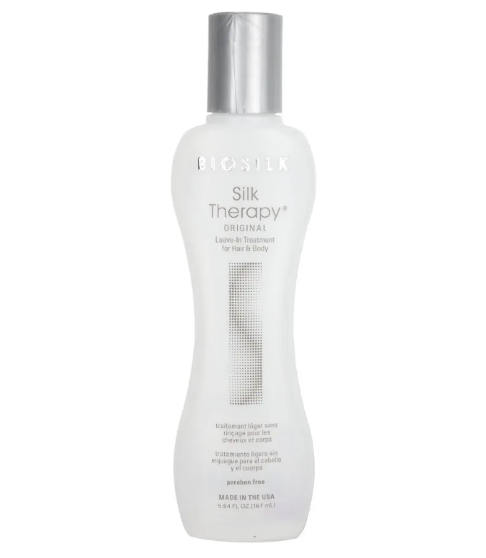 BioSilk Silk Therapy 5.64oz replenishing and reconstructing hair treatment bottle