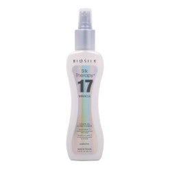 BioSilk Silk Therapy Miracle 17 Leave-In Conditioner 5.64oz bottle in white and silver