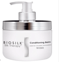 11 oz bottle of BioSilk Silk Therapy Conditioning Balm for deep hair hydration