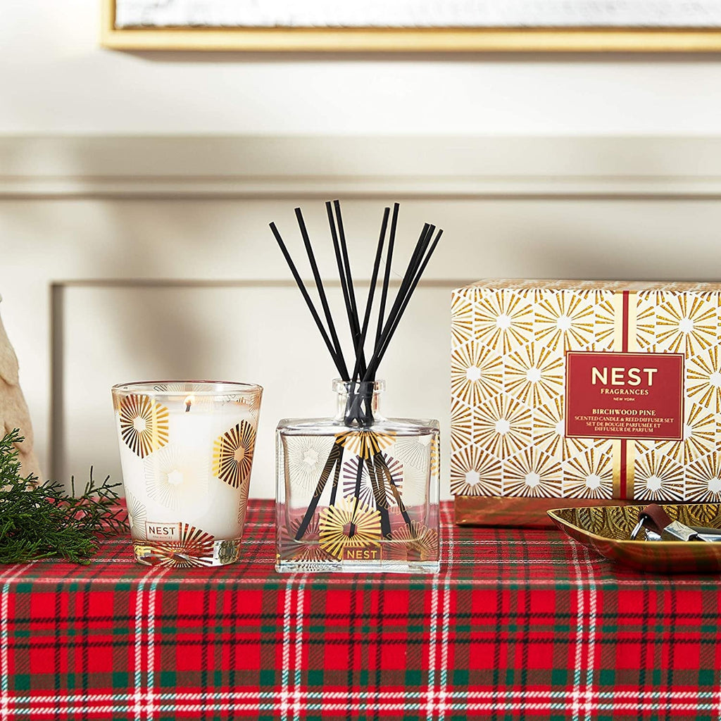 Birchwood Pine Classic Candle & Reed Diffuser Luxury Set