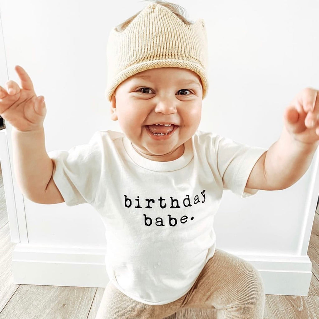 Birthday Babe Organic Kids T-shirt