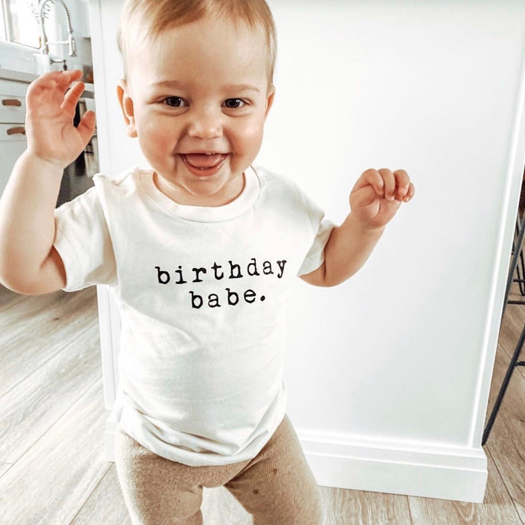 Birthday Babe Organic Kids T-shirt