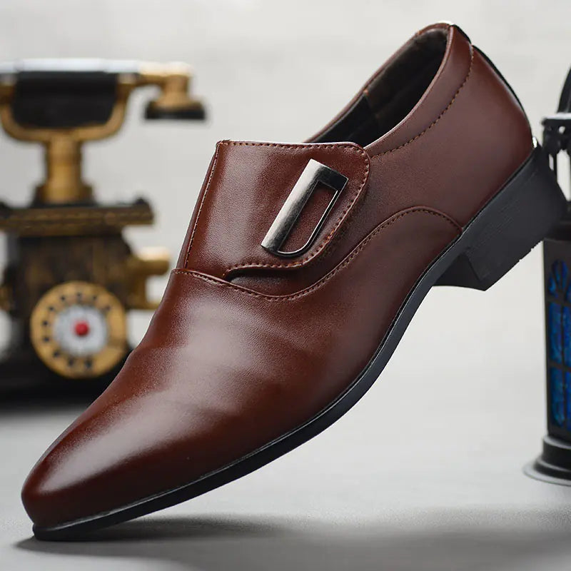 Men's Business Formal Pointed Leather Shoes