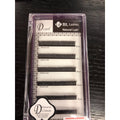 Close-up of premium D Curl eyelashes with a natural, uplifted design