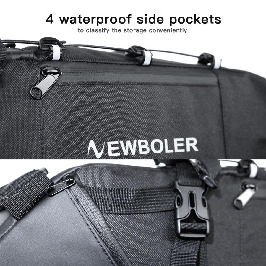 Waterproof Roll-Top Bicycle Seat Bag for Bikepacking and Commuting