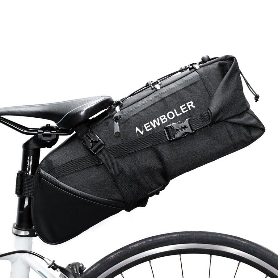 Waterproof Roll-Top Bicycle Seat Bag for Bikepacking and Commuting