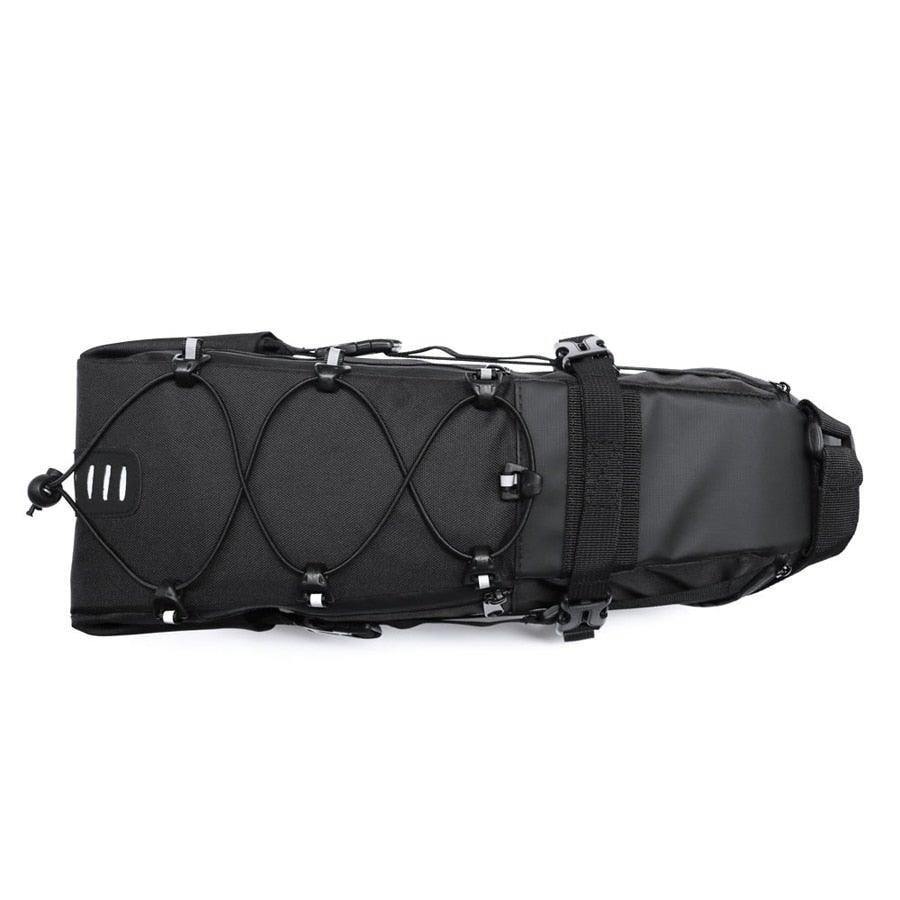 Waterproof Roll-Top Bicycle Seat Bag for Bikepacking and Commuting