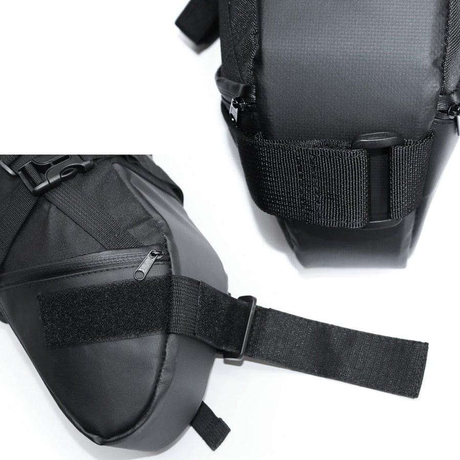 Waterproof Roll-Top Bicycle Seat Bag for Bikepacking and Commuting