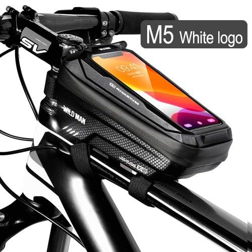 Waterproof Bike Phone Bag Top Tube Cycling Mount for Phones 6.6in