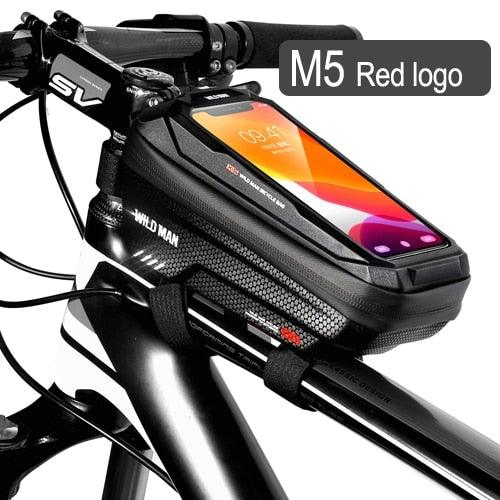 Waterproof Bike Phone Bag Top Tube Cycling Mount for Phones 6.6in
