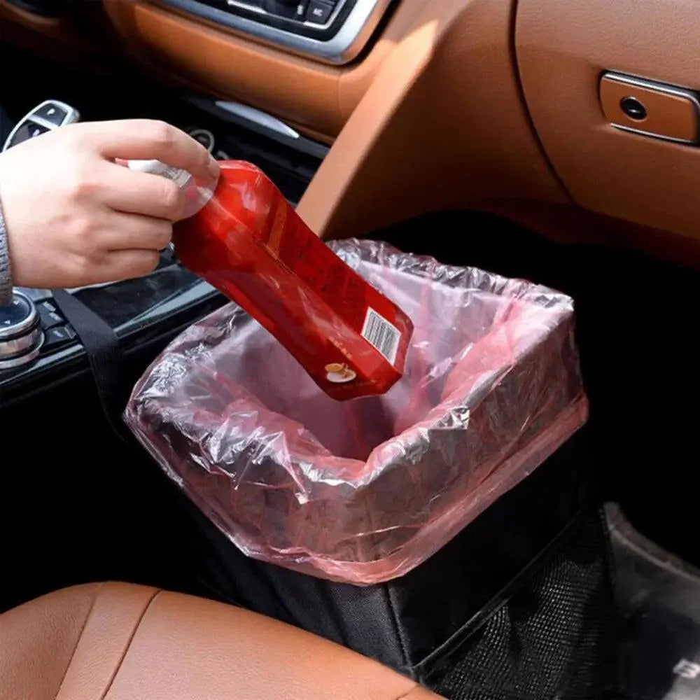 Waterproof Car Trash Can Hanging Seat Back Storage Organizer Bag