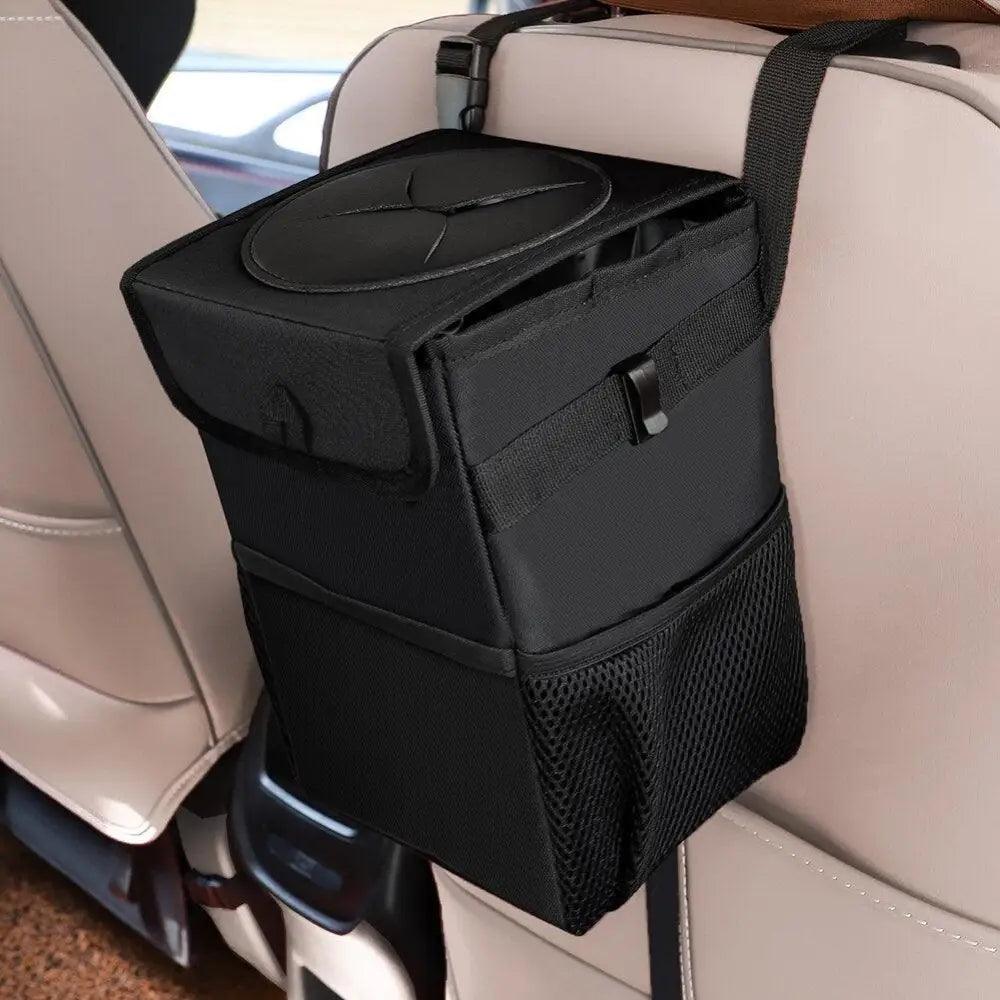 Waterproof Car Trash Can Hanging Seat Back Storage Organizer Bag