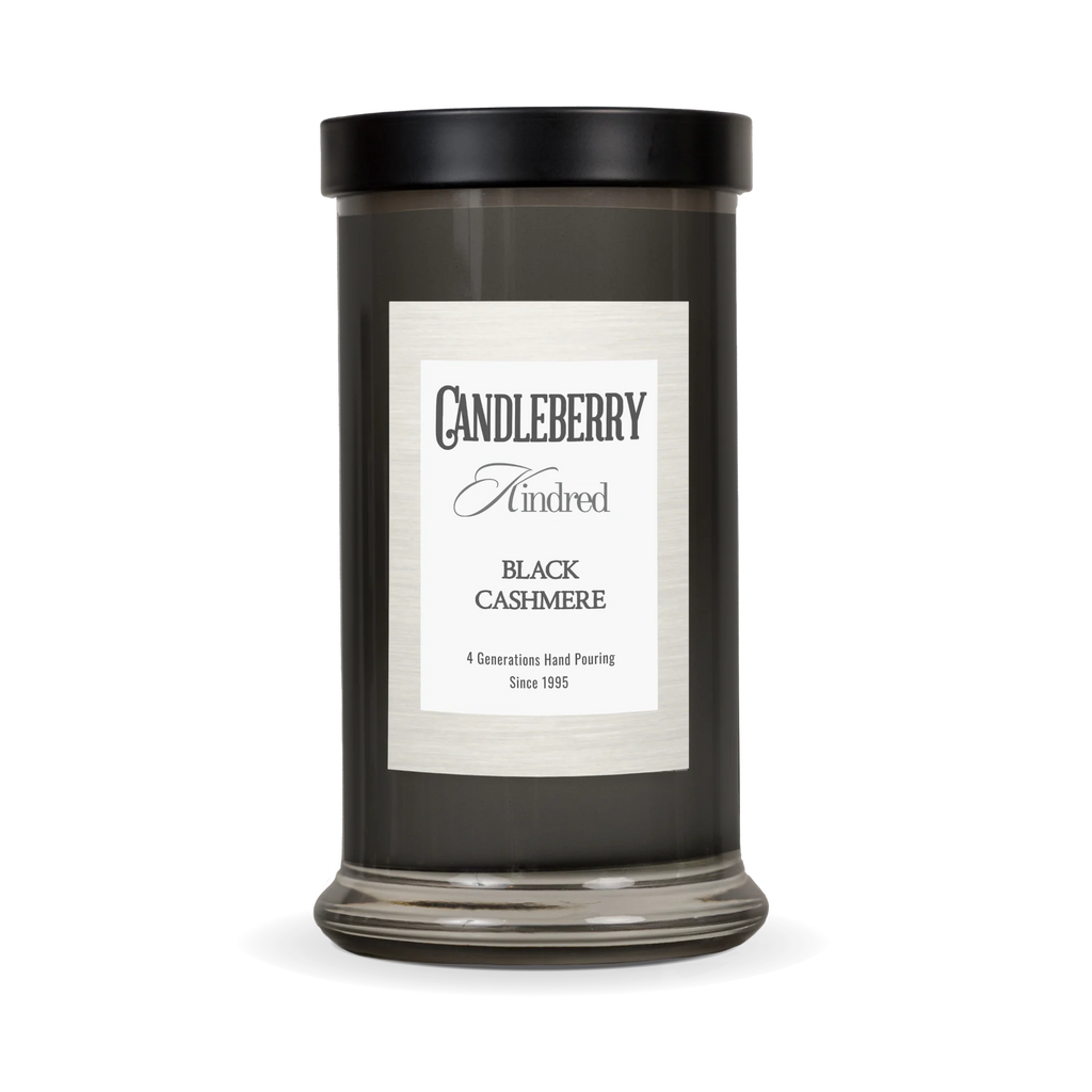 Black Cashmere Large Jar Candle | Luxury Scented Candle