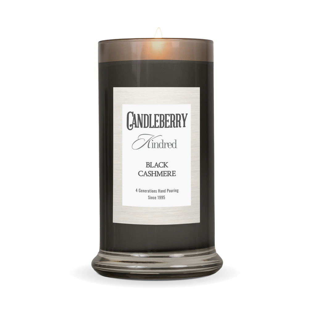 Black Cashmere Large Jar Candle | Luxury Scented Candle