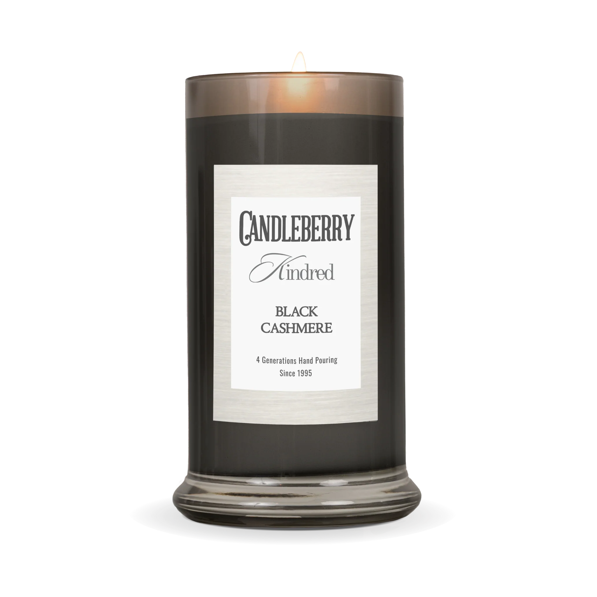 Black Cashmere Large Jar Candle | Luxury Scented Candle