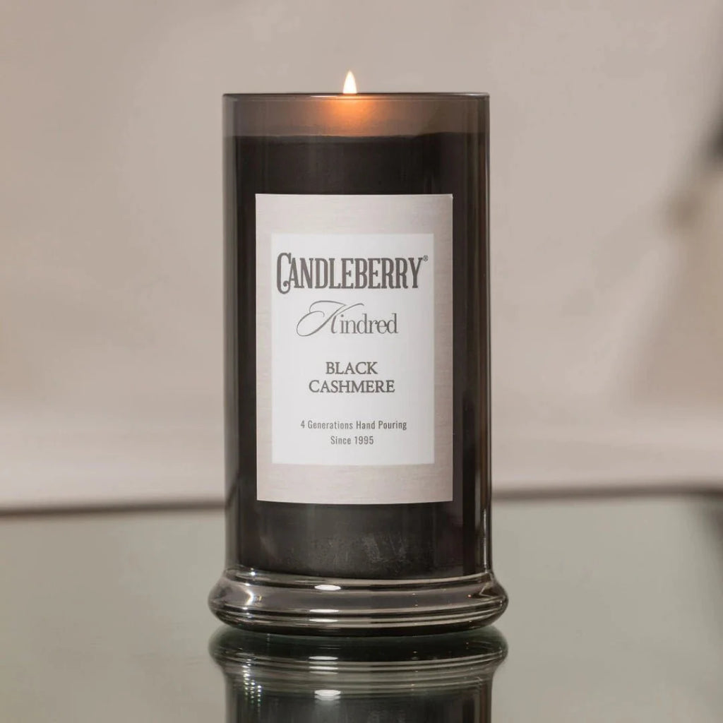 Black Cashmere Large Jar Candle | Luxury Scented Candle