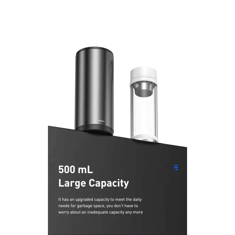 Compact Black Car Trash Bin – Durable Plastic Vehicle Organizer