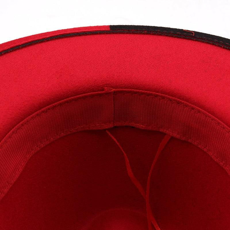 Two-Tone Modern Unisex Fedora Hat with Adjustable Fit