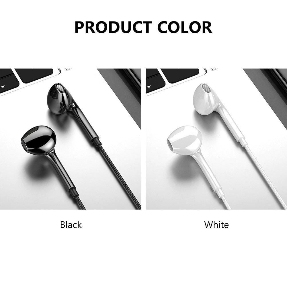 Wired Sport Earbuds with Microphone and Noise Isolating Stereo Sound
