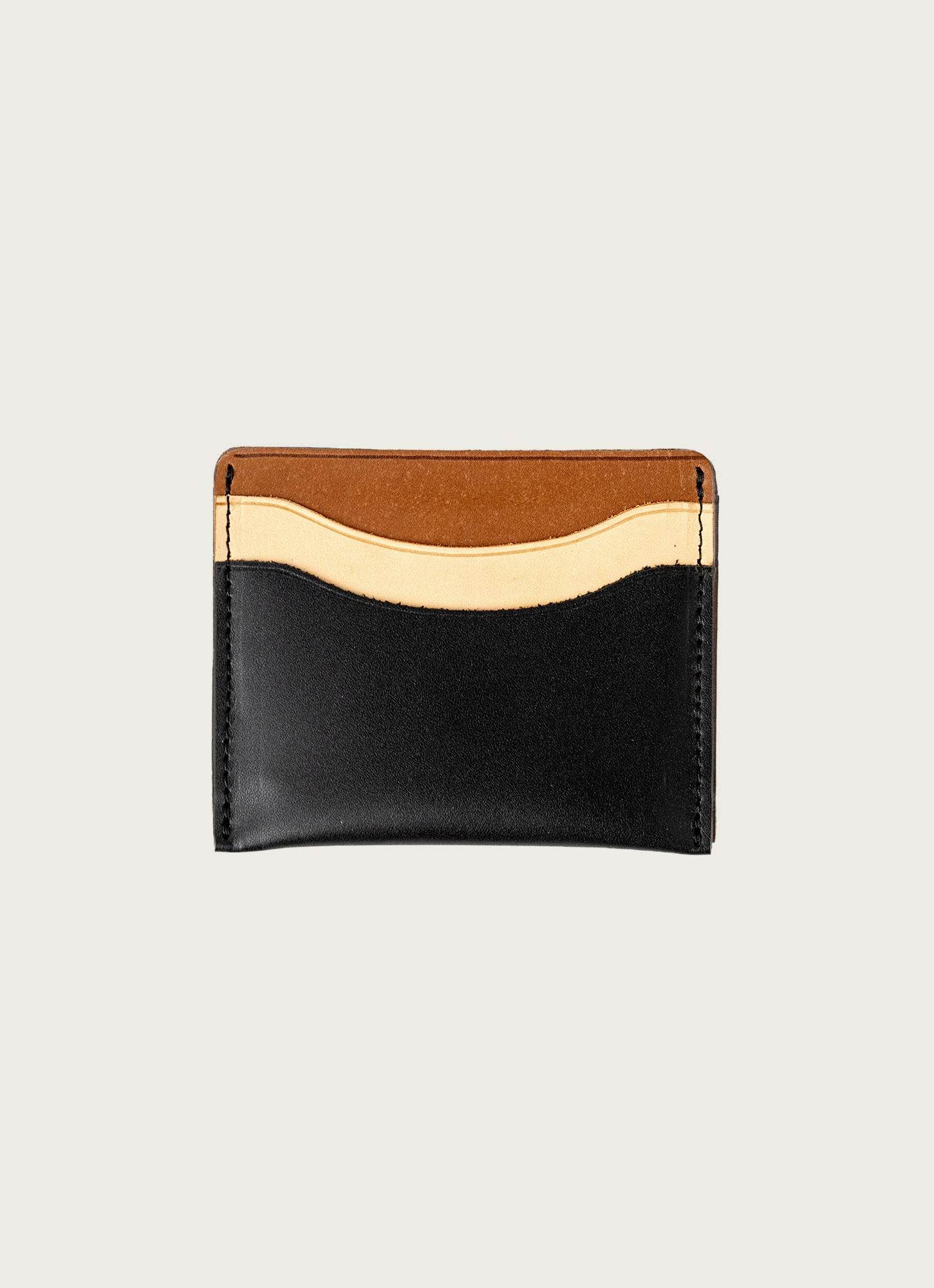 Slim Card Wallet for Minimalists - Tan, Desert Black & More