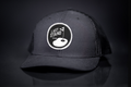 Golf Club Curved Bill Mesh Snapback Hat - Sporty Streetwear