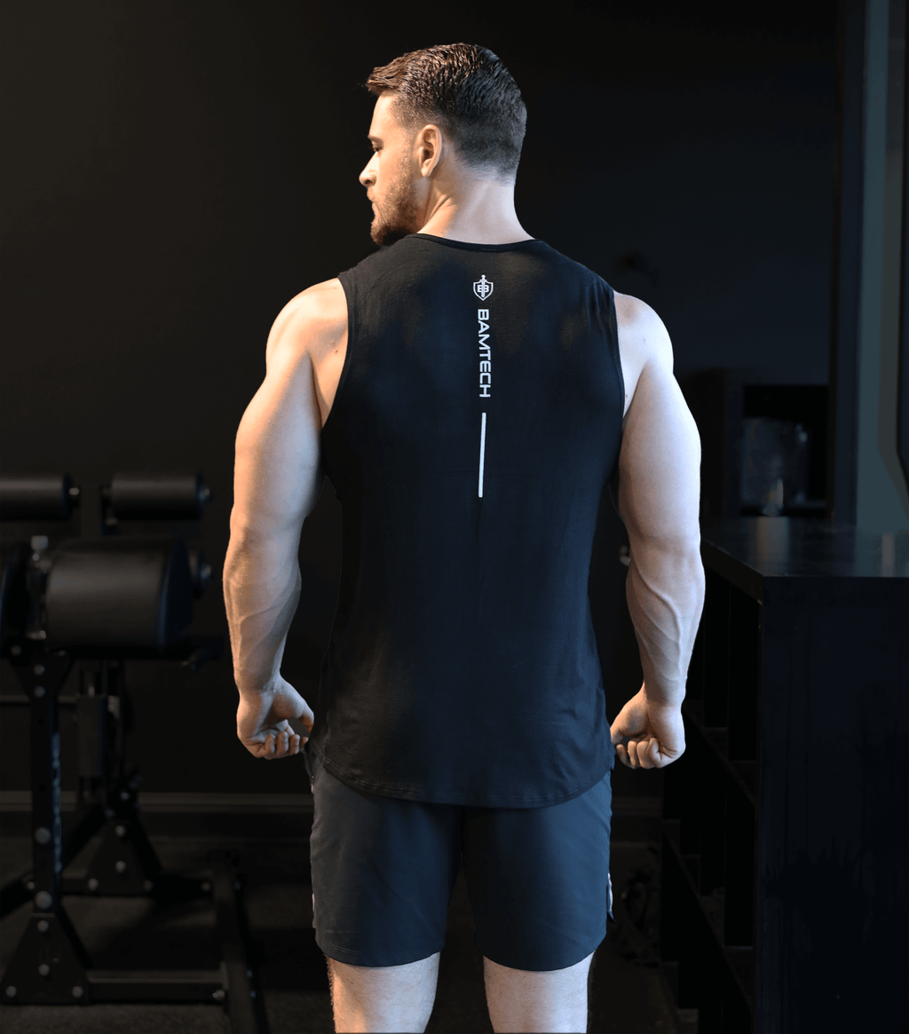 Bamboo Aerotech Tank - Training Div. Heather Grey