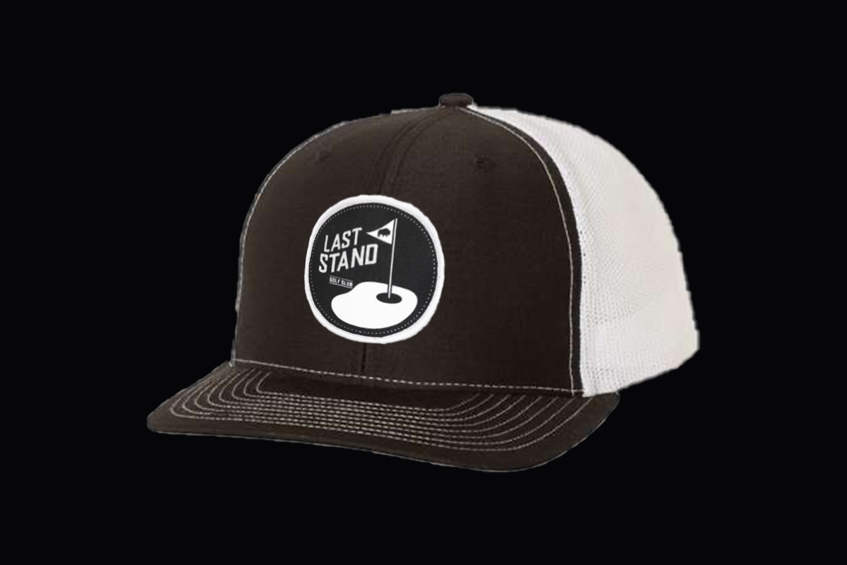 Golf Club Curved Bill Mesh Snapback Hat - Sporty Streetwear