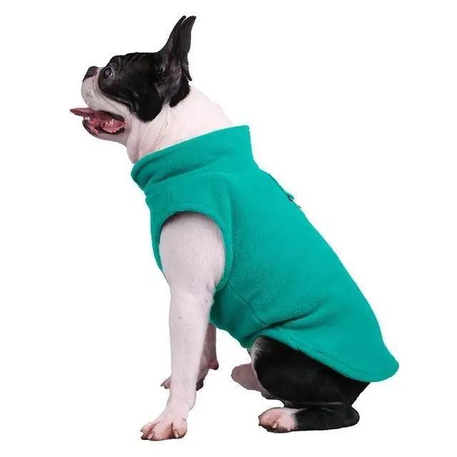Soft Fleece Dog Vest Harness - Candy Colored Puppy Winter Clothes