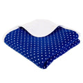 Blue Polka Dot EMF Shielding Baby Blanket for Nursery Comfort - Image 13