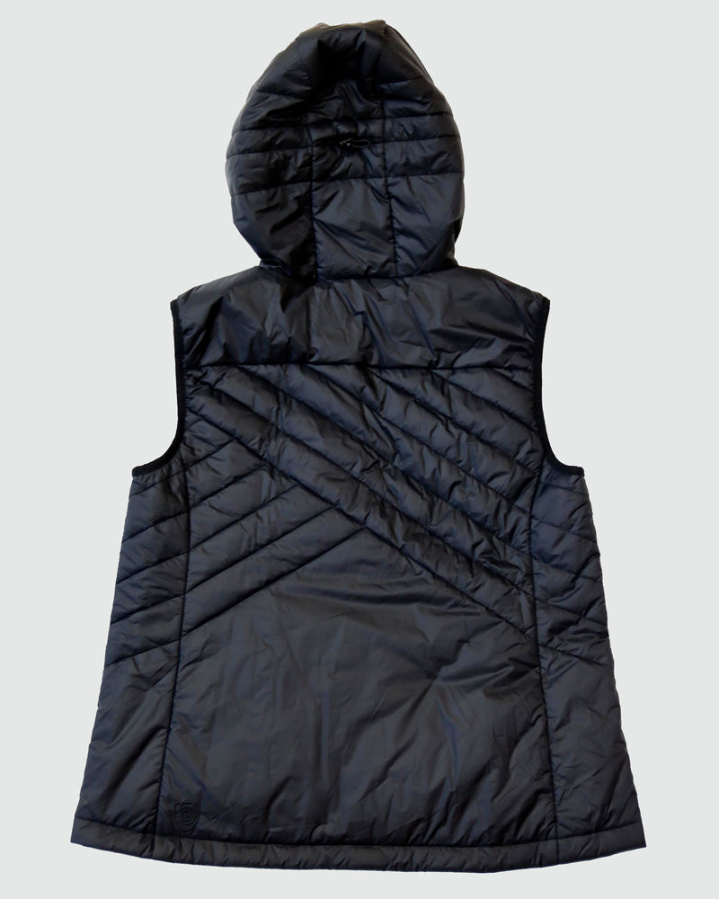 Powerstripe Eco-Friendly Hooded Quilted Vest - Image 3