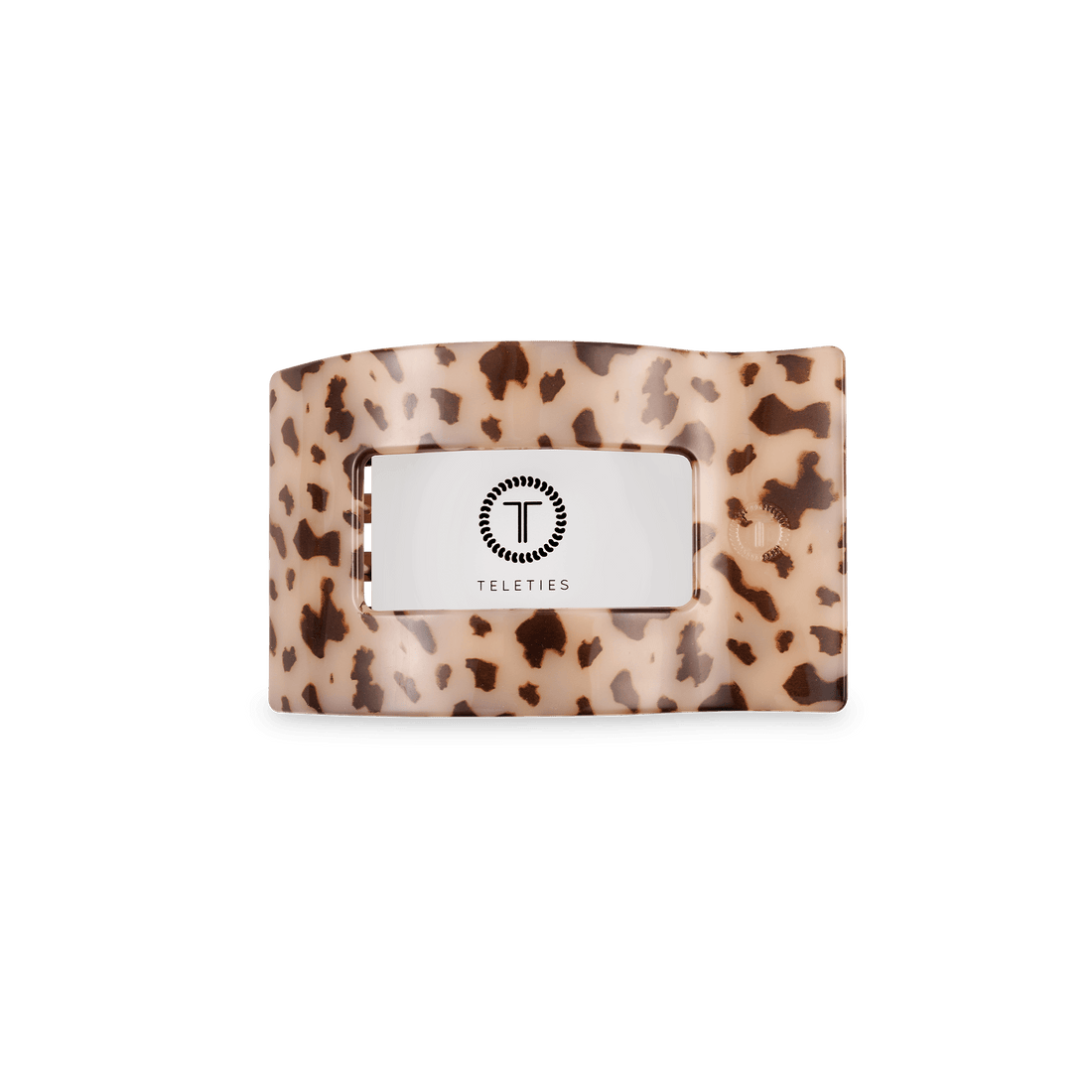 Blonde Tortoise Small Flat Rectangle Hair Clip for Secure Styling