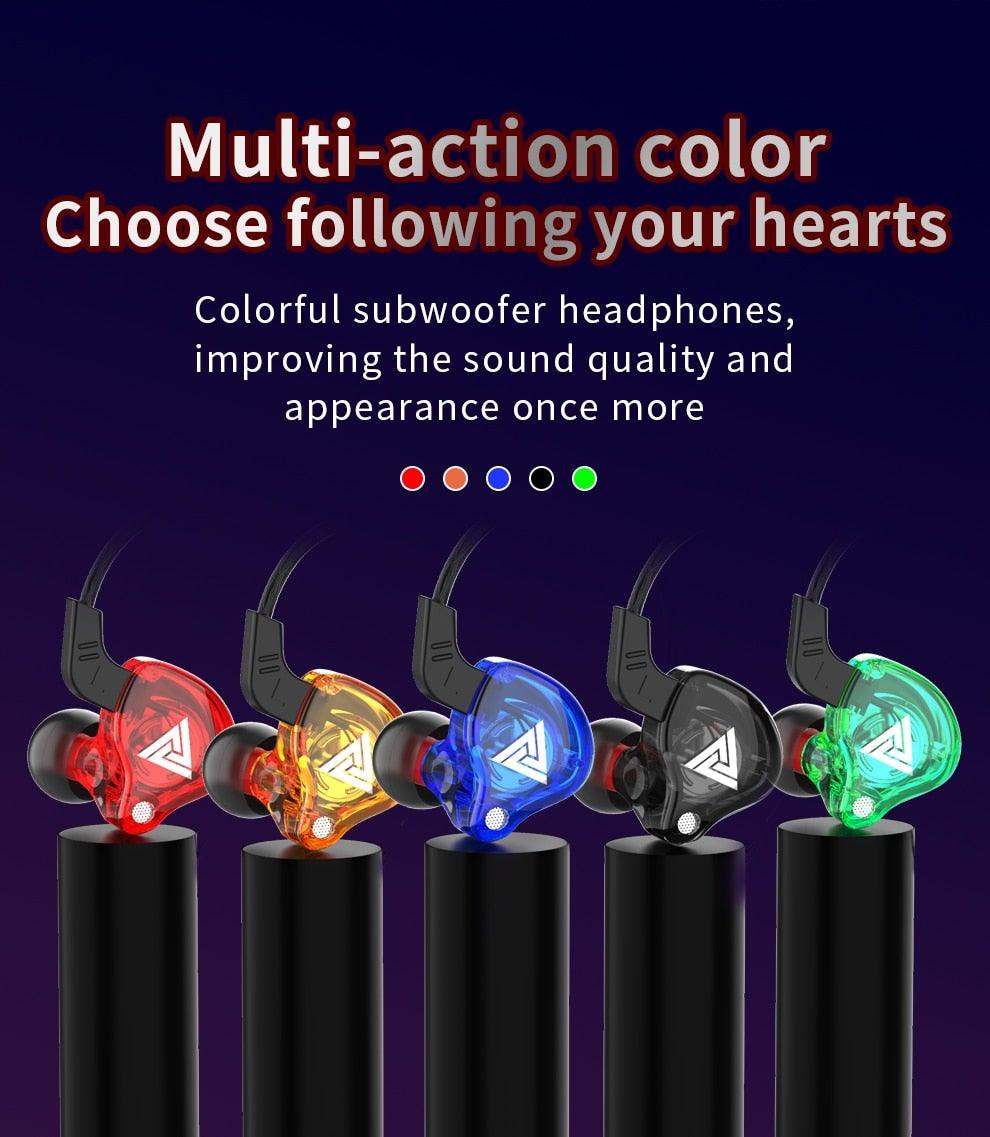 Blue Gaming Earbuds with Dual Detachable Mics & Volume Control