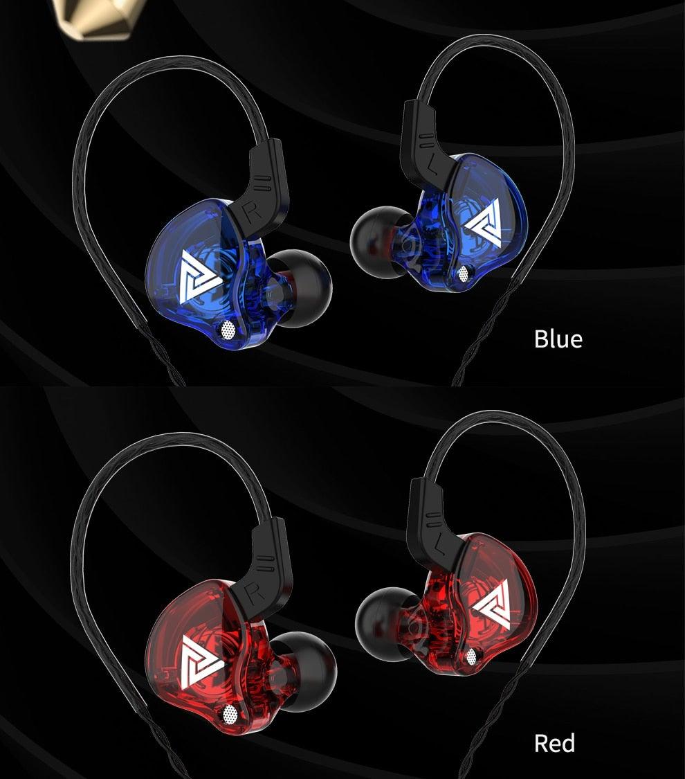 Blue Gaming Earbuds with Dual Detachable Mics & Volume Control