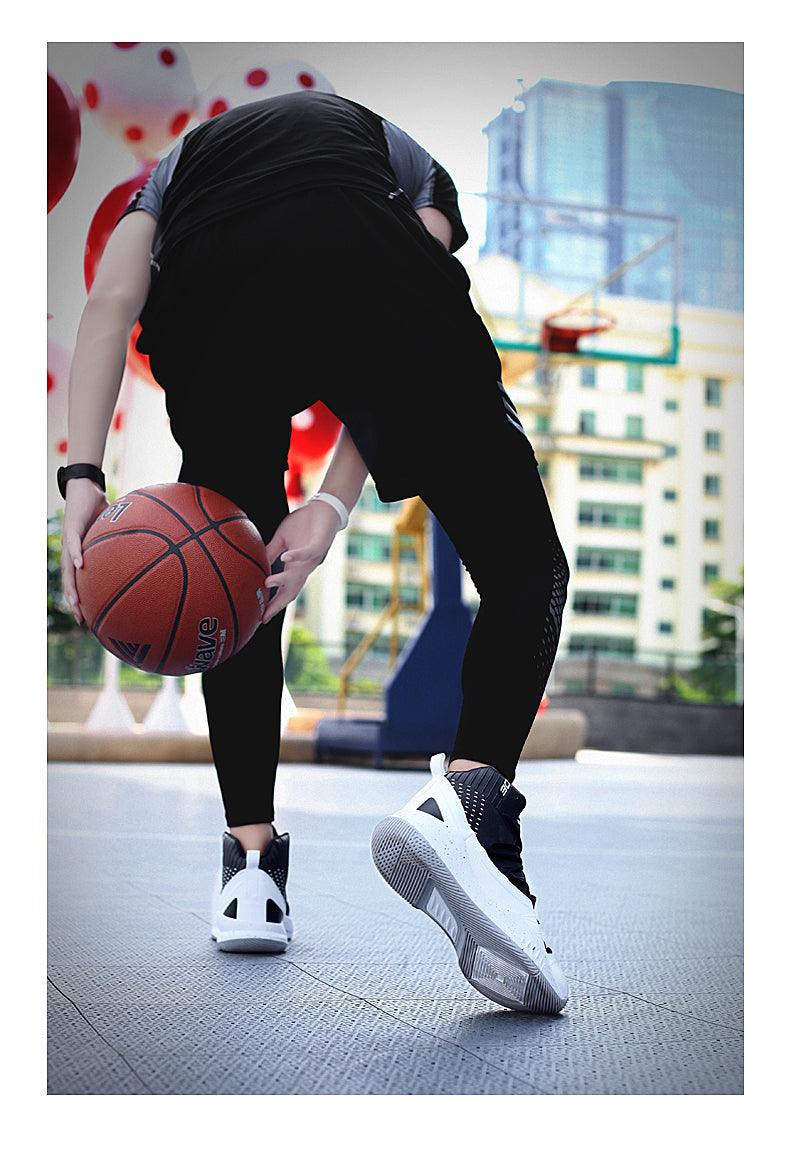 Boys High Top Basketball Sneakers - Anti-Slip Performance Trainers