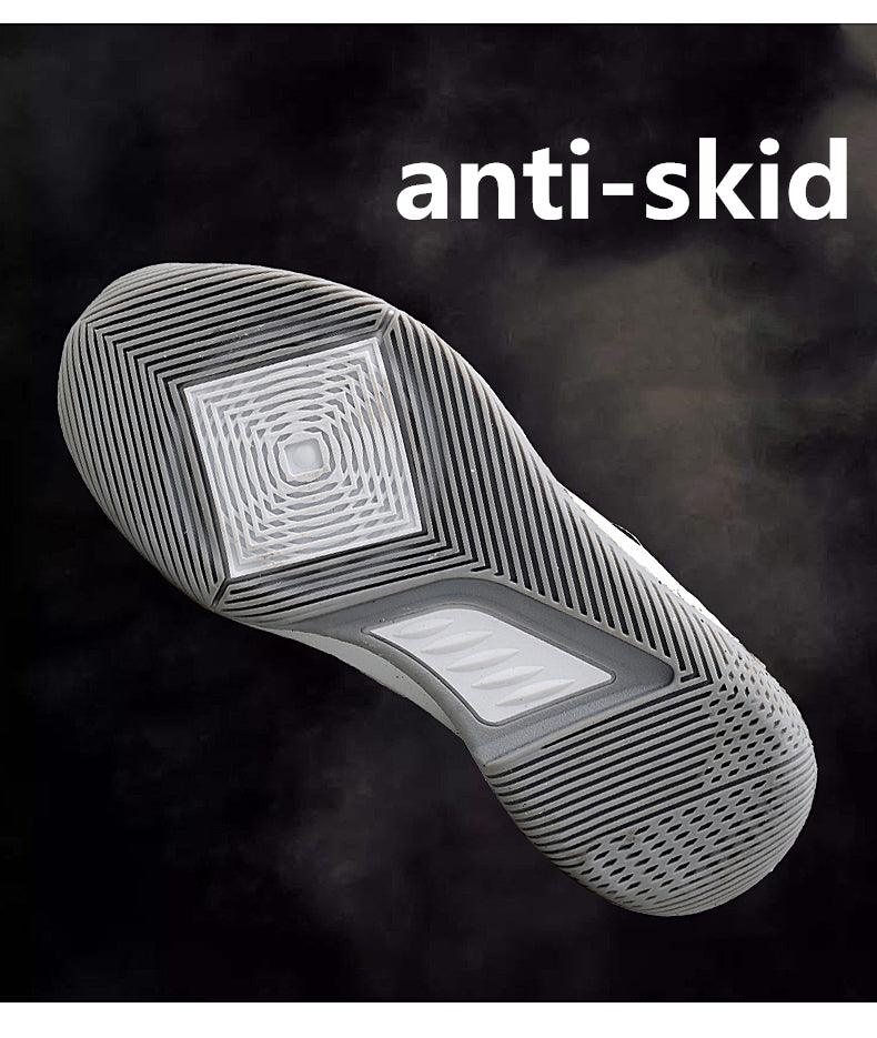 Boys High Top Basketball Sneakers - Anti-Slip Performance Trainers