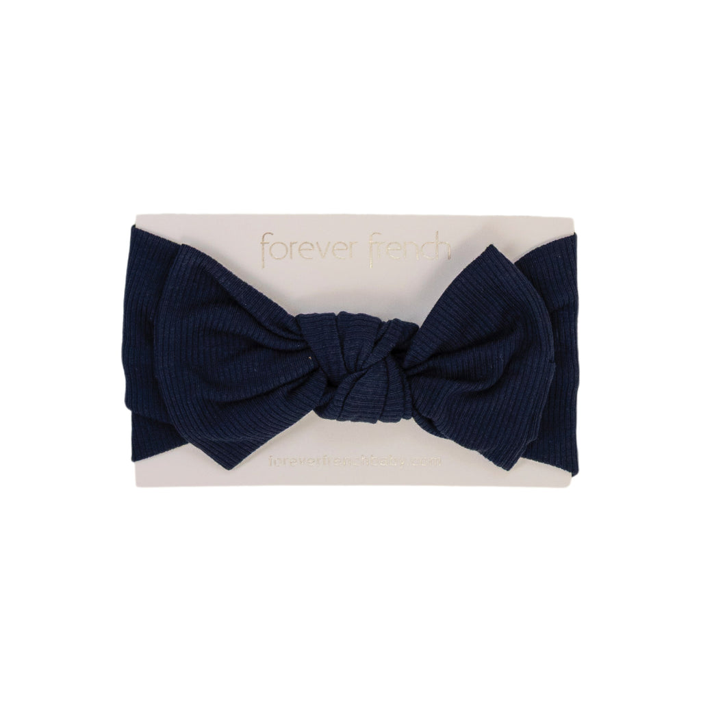 Bamboo Head Wrap | Blueberry Ribbed