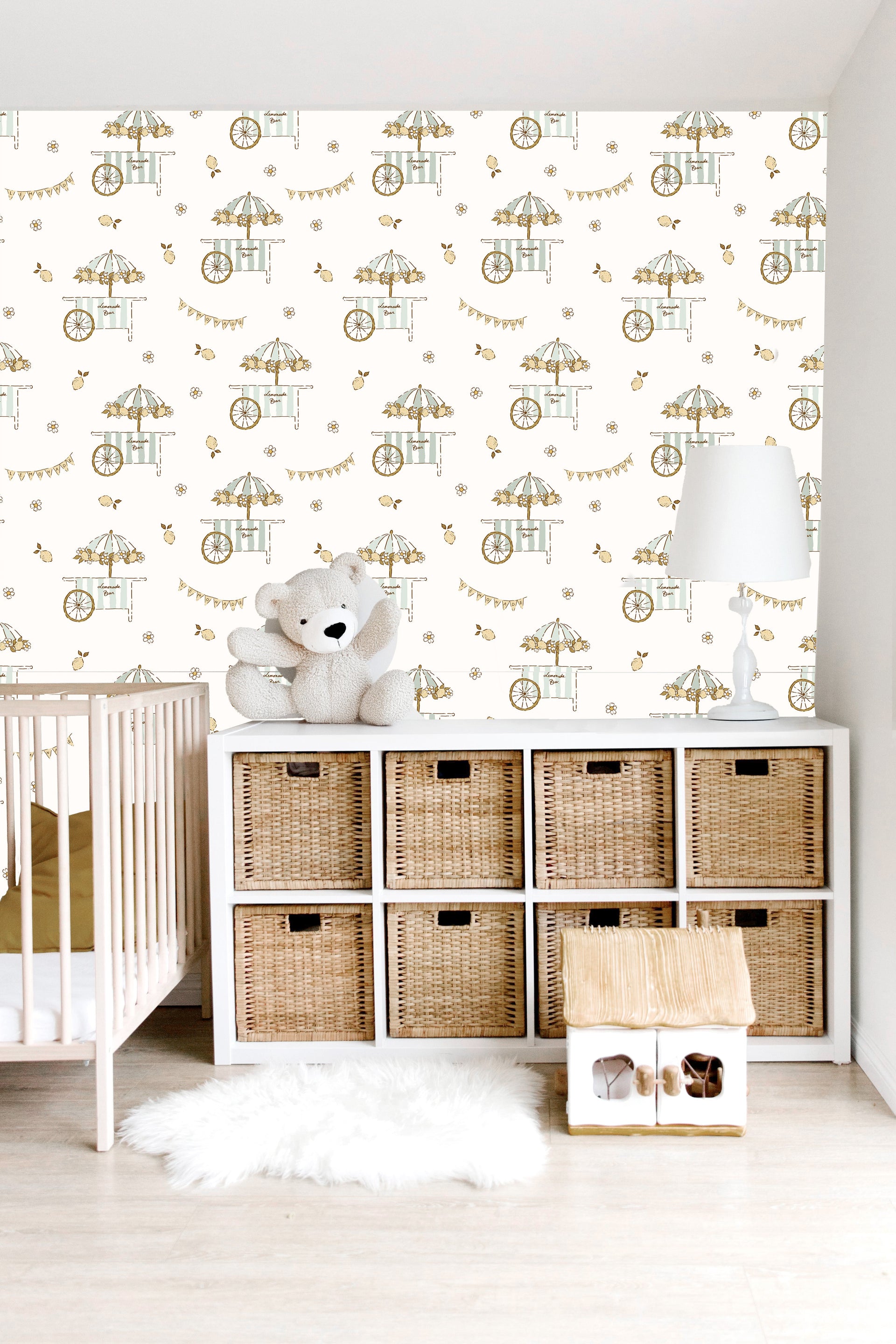 Sip Removable Peel and Stick Wallpaper by Eva Catherina