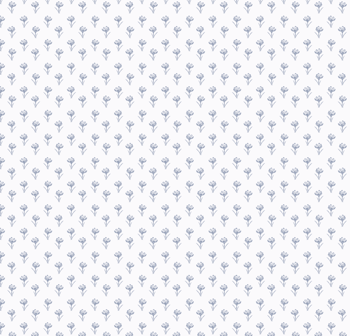 Anita Floral Wallpaper in White and Sage-Green Minimalist
