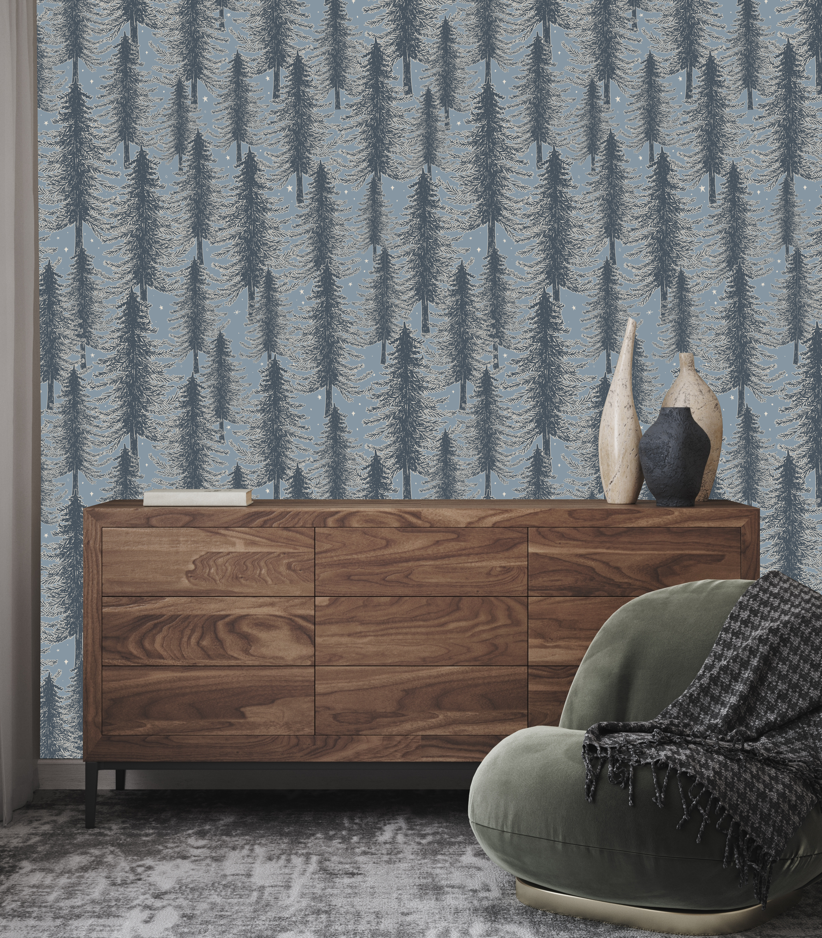 Mason Wallpaper Removable Peel and Stick Decor by Brittany Polatis
