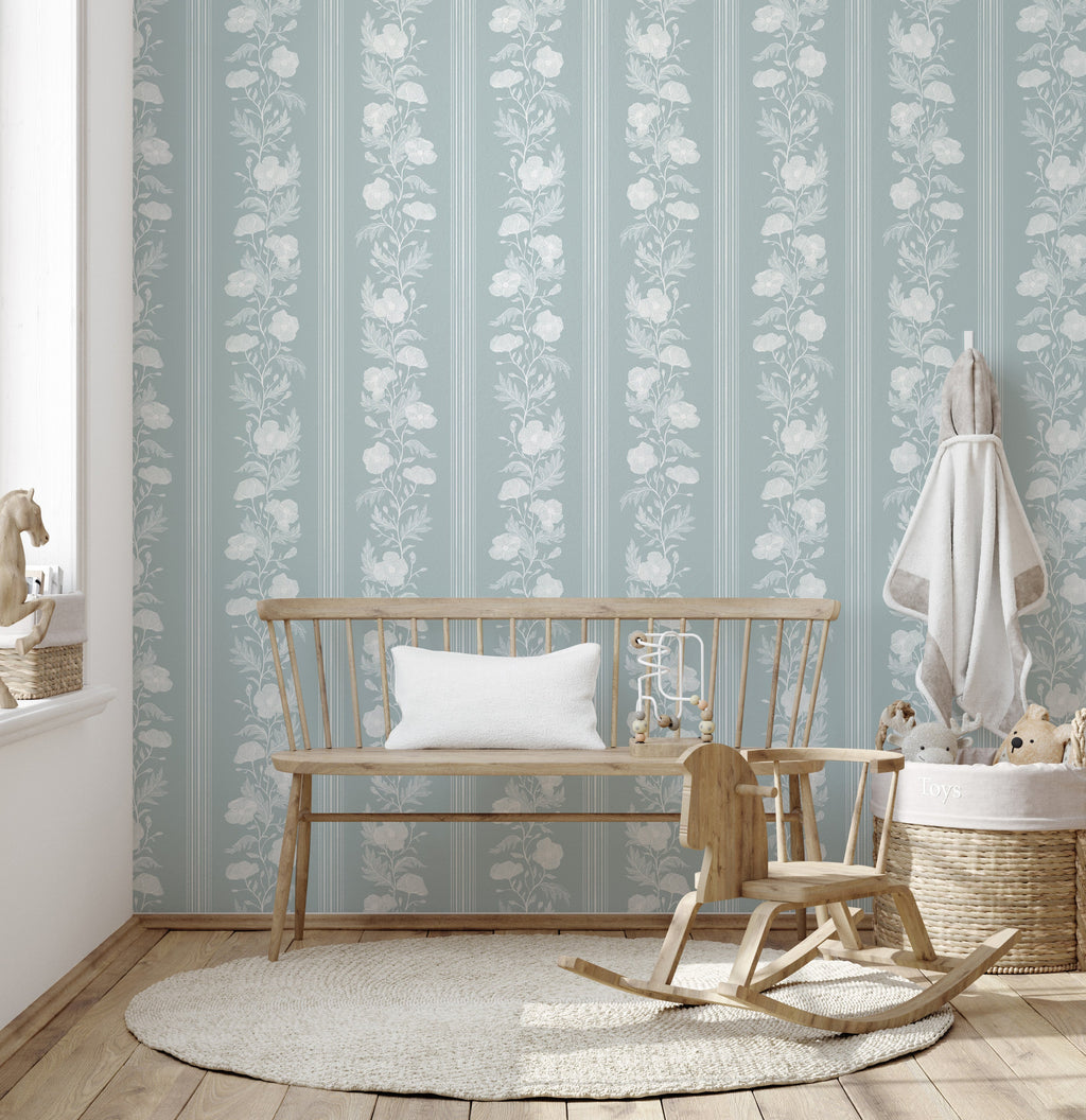 Juliet Wallpaper - Peel and Stick Floral Removable Wall Decor