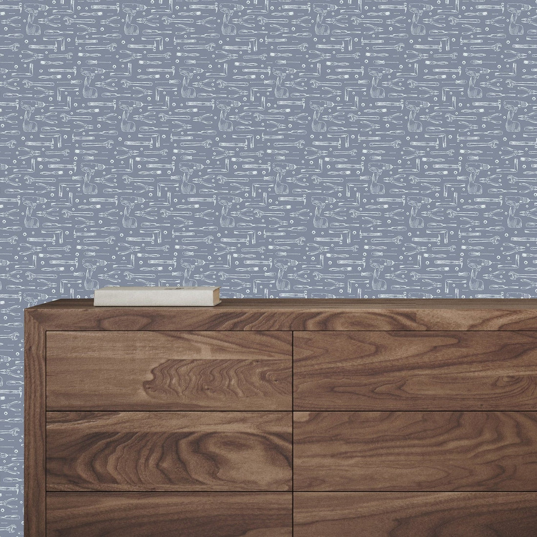Dewalt Geometric Removable Wallpaper - Teal, Sage & Soft-Pink