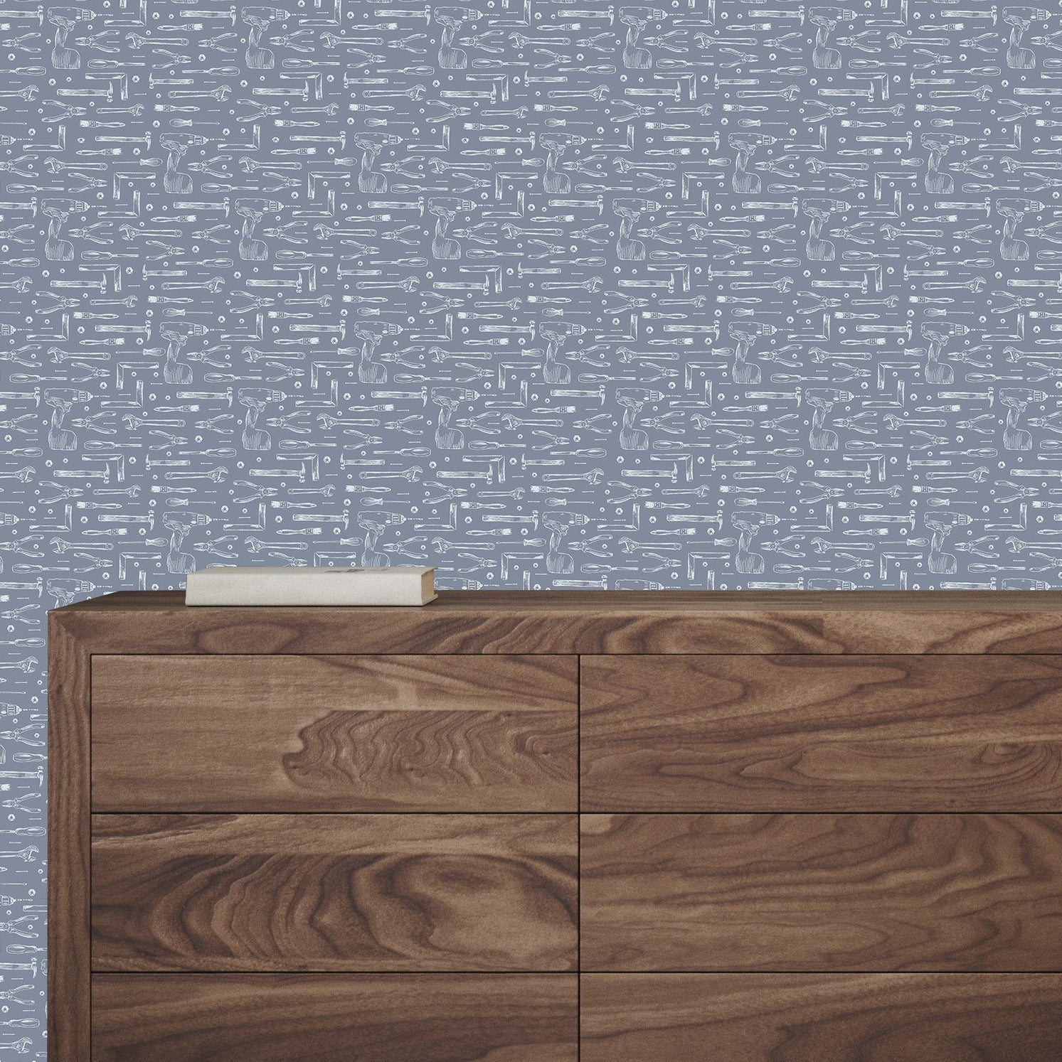 Dewalt Geometric Removable Wallpaper - Teal, Sage & Soft-Pink