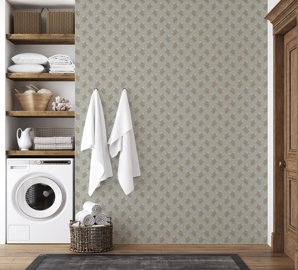 Rowena Wallpaper by Daphne and Sage