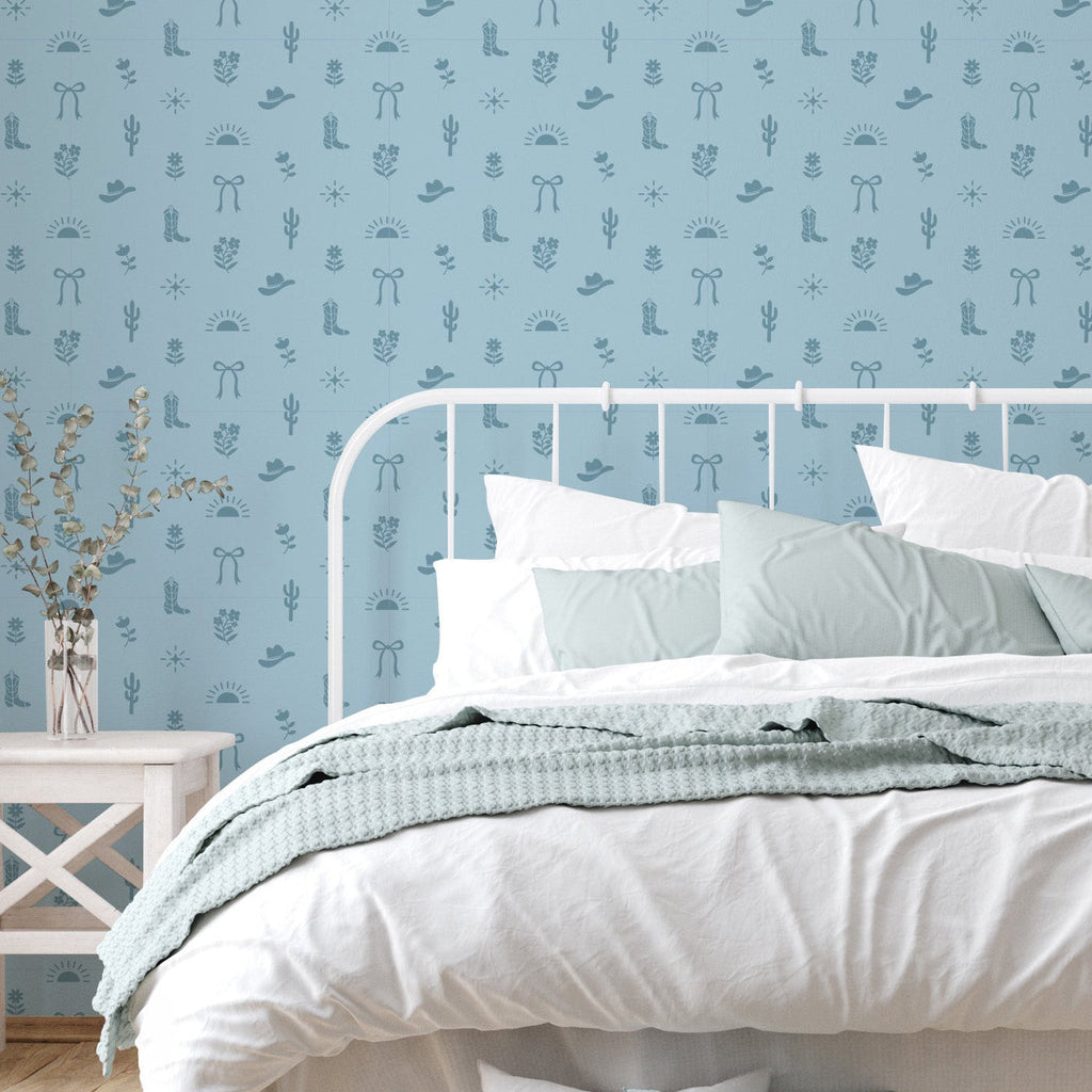 Halston patterned wallpaper design by Danielle Chandler