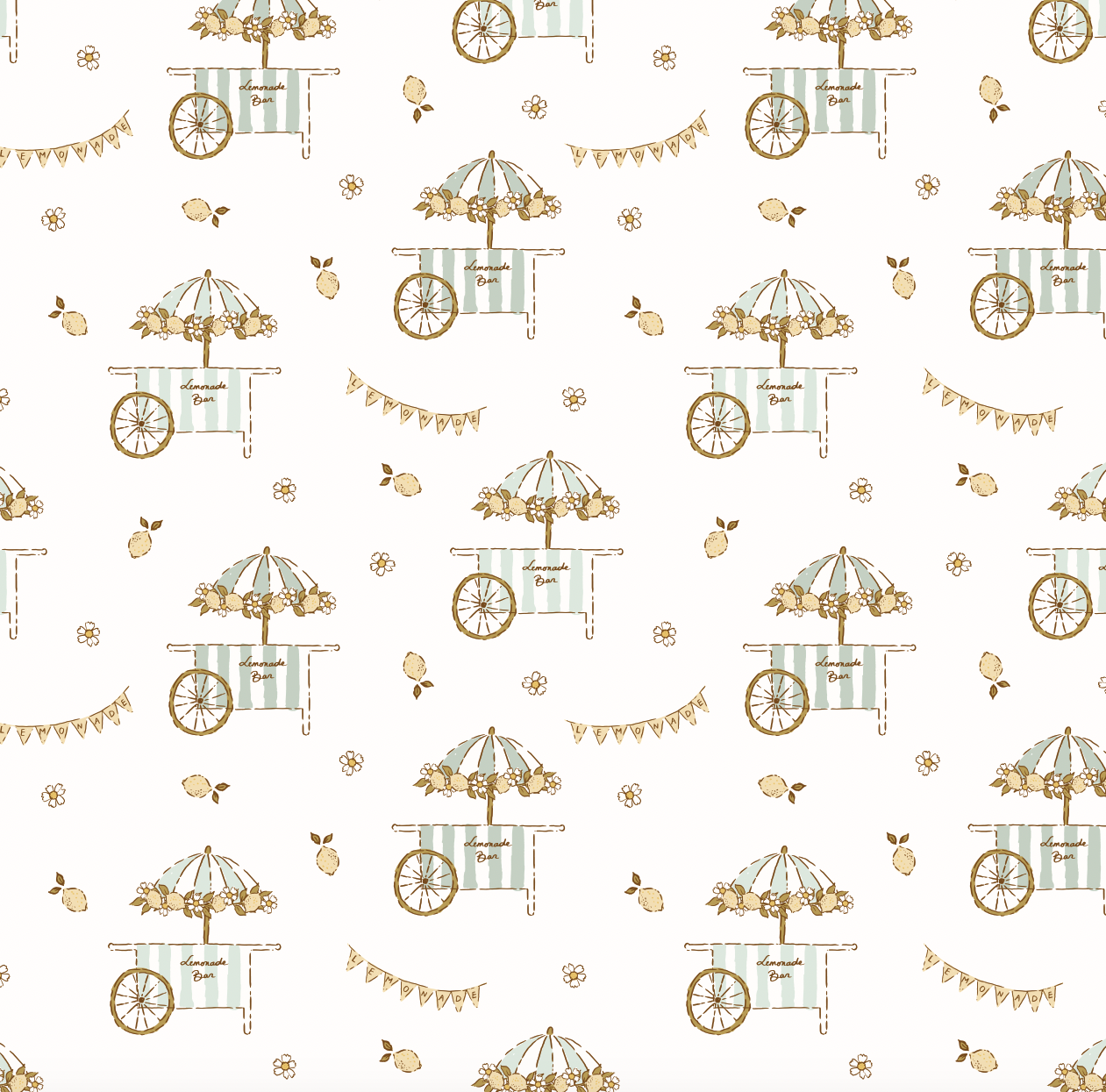Sip Removable Peel and Stick Wallpaper by Eva Catherina